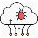 Malware Na Nuvem Virus Na Nuvem Malware Na Rede Icon