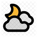 Nuvem Noturna Se Desenvolvendo Nuvem Noturna Aumentando Lua Icon