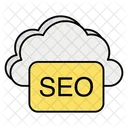 SEO Na Nuvem Otimizacao De Mecanismo De Pesquisa Analise De SEO Ícone