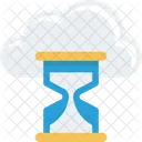 Cloudhourglass Cloudloading Cloudrefresh Ícone