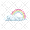 Nuvem De Arco Iris Nuvem Clima Icon