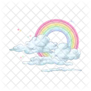 Nuvem De Arco Iris Nuvem Clima Icon