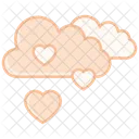 Nuvens De Amor Ícone