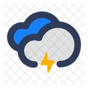 Nuvens De Trovao Trovoada Tempo Tempestuoso Icon