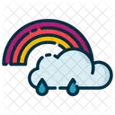 Arcobaleno nuvoloso  Icon