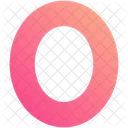 O Alphabet Letter Icon