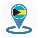 O Bahamas Bandeira Ícone