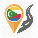 O Comores Bandeira Icon