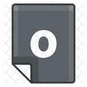 O File Extension Icon