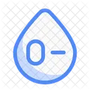 O Minus Blood Medical Treatment Icon