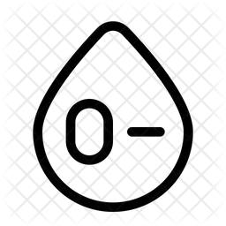 O minus blood  Icon
