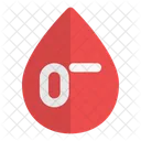 O Negative Blood Icon