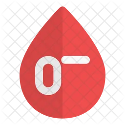 O negative blood  Icon