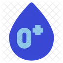 O Positive Blood Blood Type Donor Icon