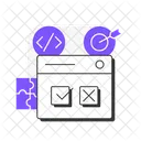 Sdlc Software Testes Ícone