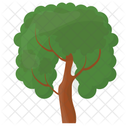 Oak tree Icon - Download in Flat Style