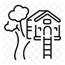 Oak Treehouse Architecture Structure Icon