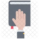 Bible Oath Hand Icon