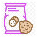 Oatmeal Cookies Snack Icône