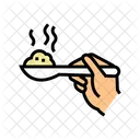 Hand Holding Oatmeal Icon