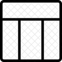 Layout Oben In Der Mitte Symbol