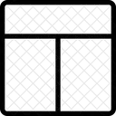 Layout Der Oberen Seitenleiste Symbol