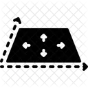 Oberflache Dimension Grosse Symbol