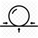 Oberflache Kreis Kugel Symbol