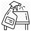 Oberflachendesinfektion Hausmeisterdienste Reinigungstrupps Symbol