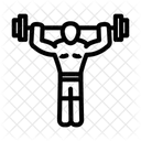 Oberschenkelruckseite Curls Fitness Symbol