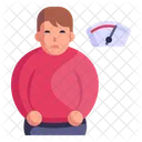 Obesity Scale Obesity Overweight Icon