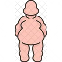 Obesity Fat Overweight Icon