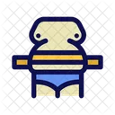 Obesity Fat Overweight Icon