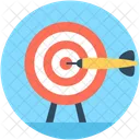 Bersaglio Bullseye Freccia Icon