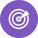 Bersaglio Bullseye Freccia Icon