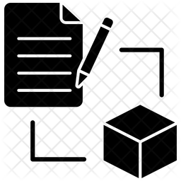Object File Icon - Download in Glyph Style