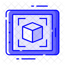 Object Recognition Icon - Download in Colored Outline Style