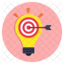 Objectif Creatif But Creatif Cible Creative Icône