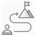 Parcours d'objectif  Icône