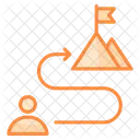 Parcours d'objectif  Icône
