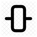 Objects Align Center Vertical Alt Icon