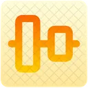 Objects Align Center Vertical Icon