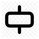 Objekte Ausrichten Zentriert Horizontal Alt Symbol