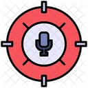 Objetivo Microfono Podcast Icono