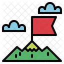 Meta Montana Paisaje Icon