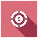 Objetivo Enfoque Dinero Icon