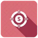 Objetivo Enfoque Dinero Icon