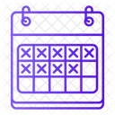 Objetivo Calendario Tiempo Icono
