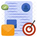 Objetivo De CV Objetivo De CV Objetivo De CV Icon