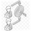 Objetivo del empleado  Icono